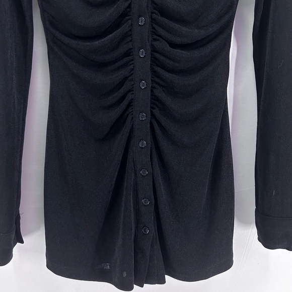 With Jean Black Long Sleeve Dress - Picture 6 of 10